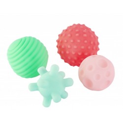 Набор игрушек для ванны Baby Team Мячики 9024 (4 шт)